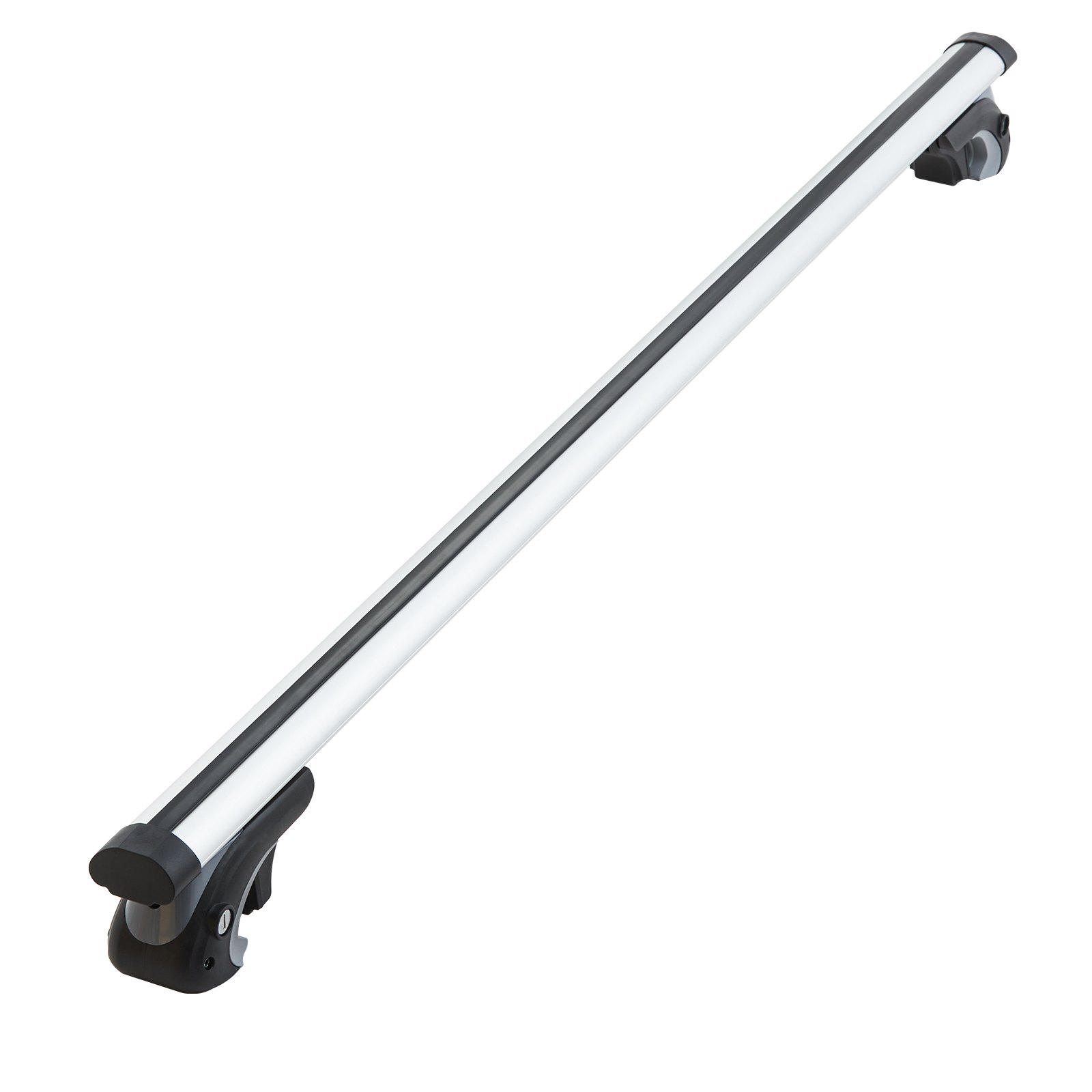 VEVOR Universal Roof Rack, Aluminum Crossbars for Cars, 90 kg Load Capacity, for Raised Side Rails with Gap, Suitable for Roof Beam Inner Distance 19-113 cm, Tube Diameter 28-68 mm