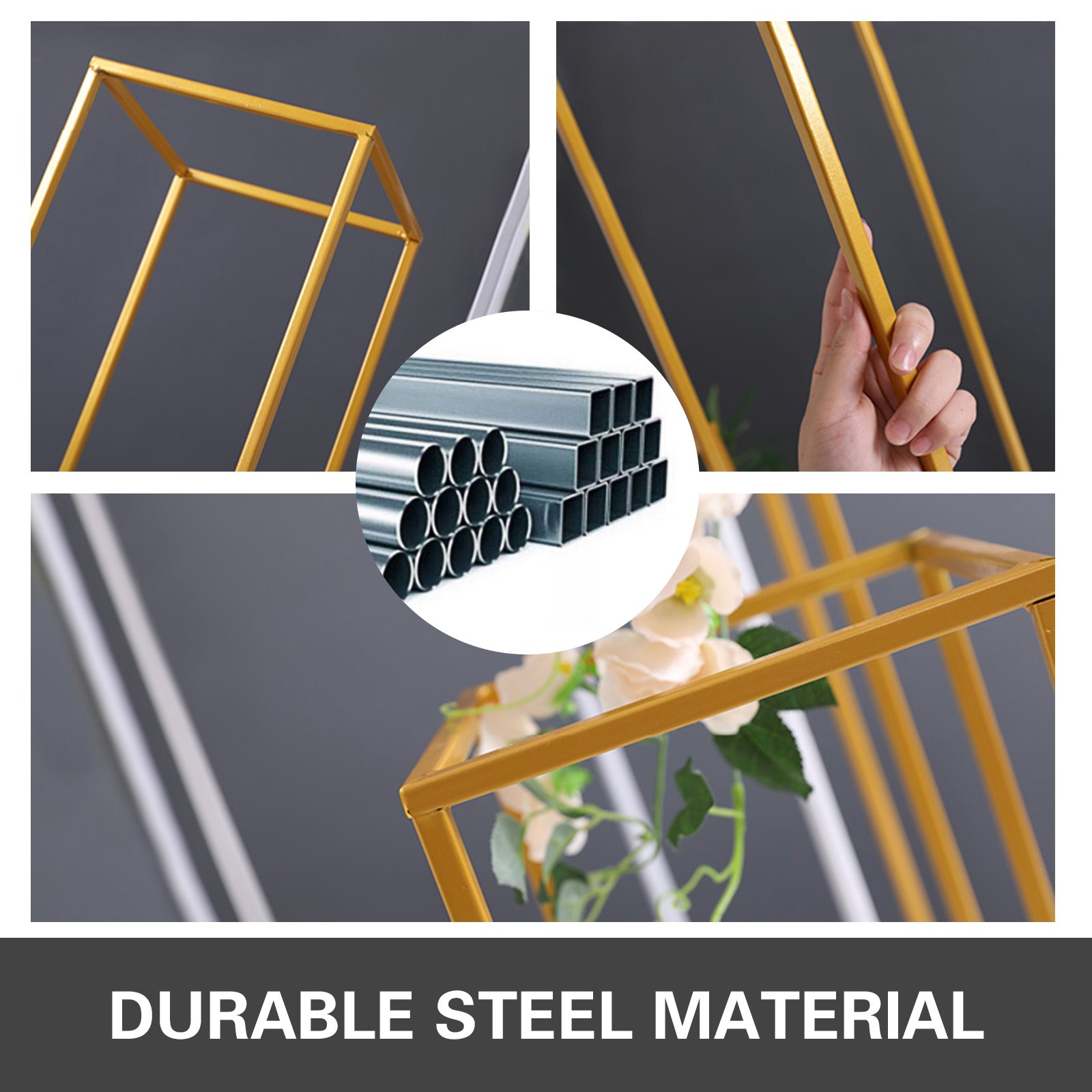 Blumenhalter Metall Blumenständer 11 Stück Rechtek Blumen Hochzeit