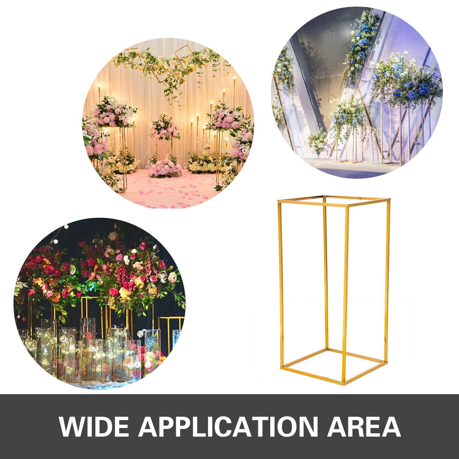 Blumenhalter Metall Blumenständer 11 Stück Rechtek Blumen Hochzeit