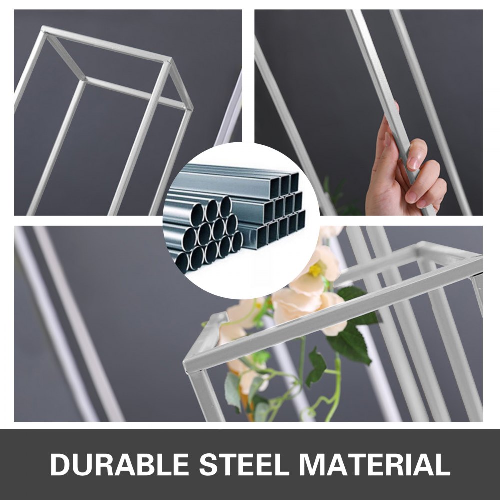 Blumenhalter Metall Blumenständer 5 Stück Standplatz Boden Dekor Elegant