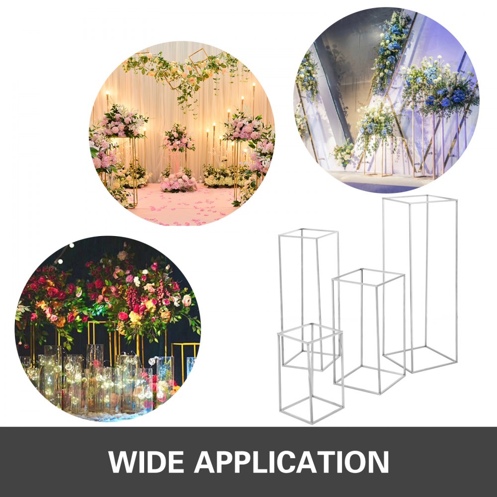 Blumenhalter Metall Blumenständer 5 Stück Standplatz Boden Dekor Elegant