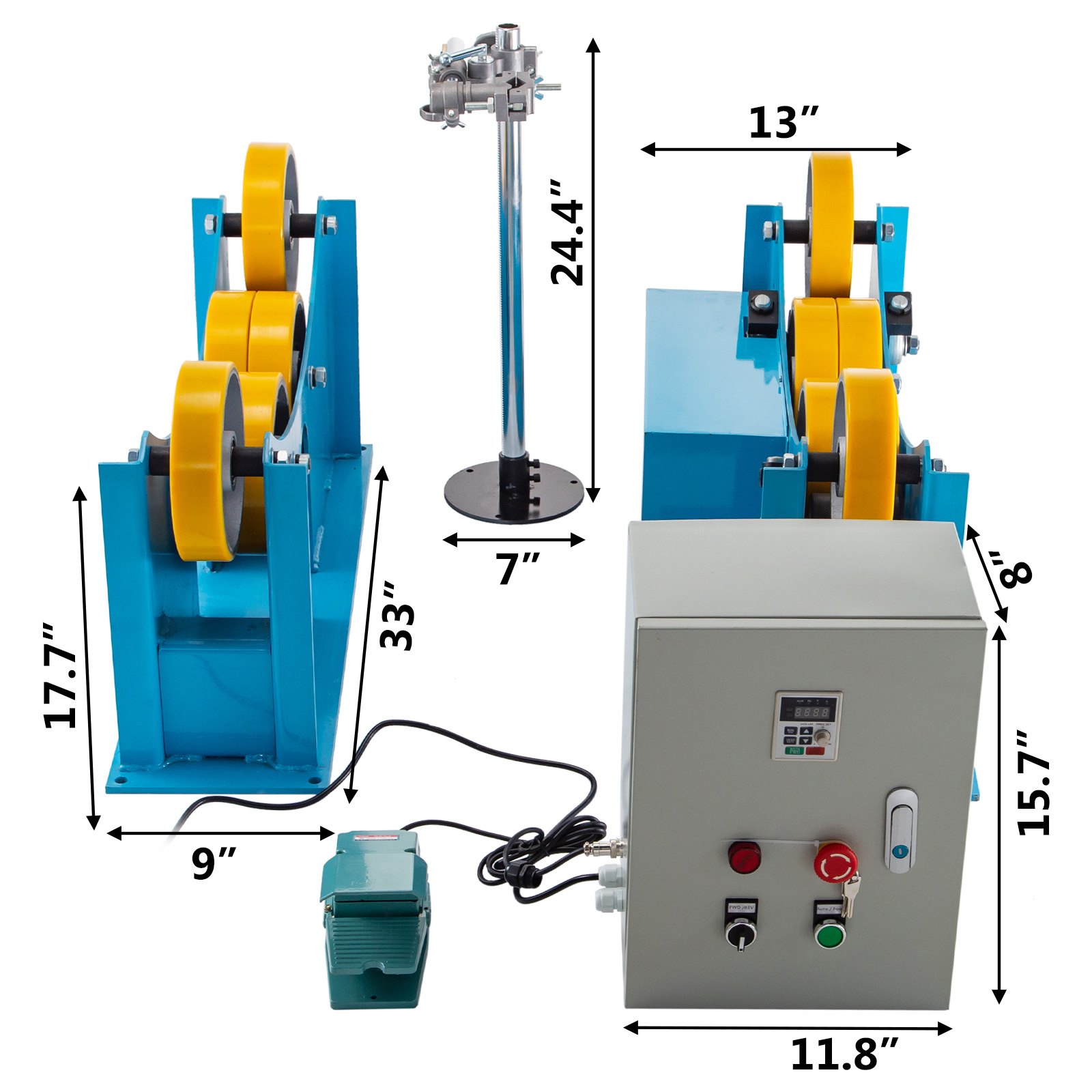 3000kg Schweißdrehtisch Schweißpositionierer Schweißunterstützungs Errotator