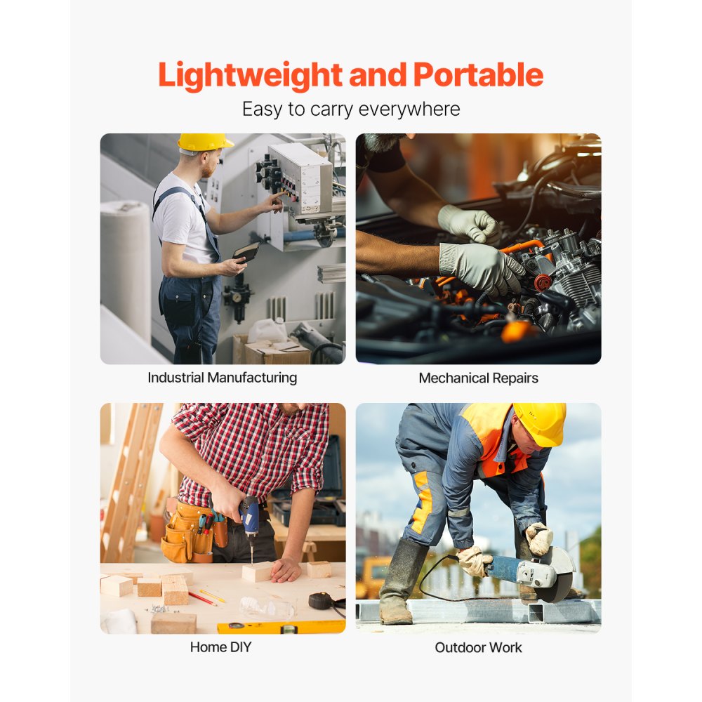 VEVOR Rohrschweißschraubstock, 12,7-203,2 mm Rohrschweißklemme mit Doppelketten & Kurbelgriffen, Hochleistungs-Schweißschraubstock aus Gusseisen für eine Vielzahl von Rohren