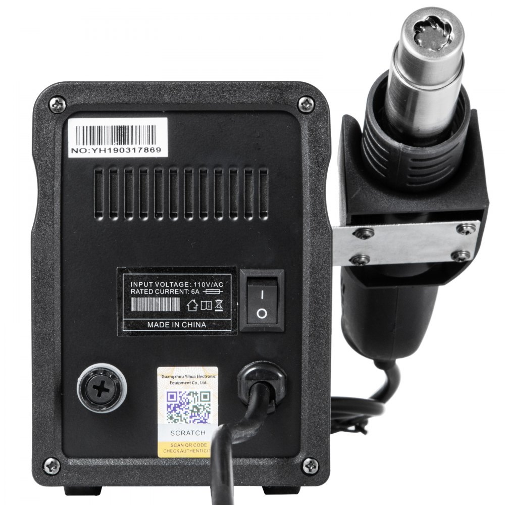 878 Hot Air Gun Entlötstation Lötstation 2-in-1 Rework Station 700W