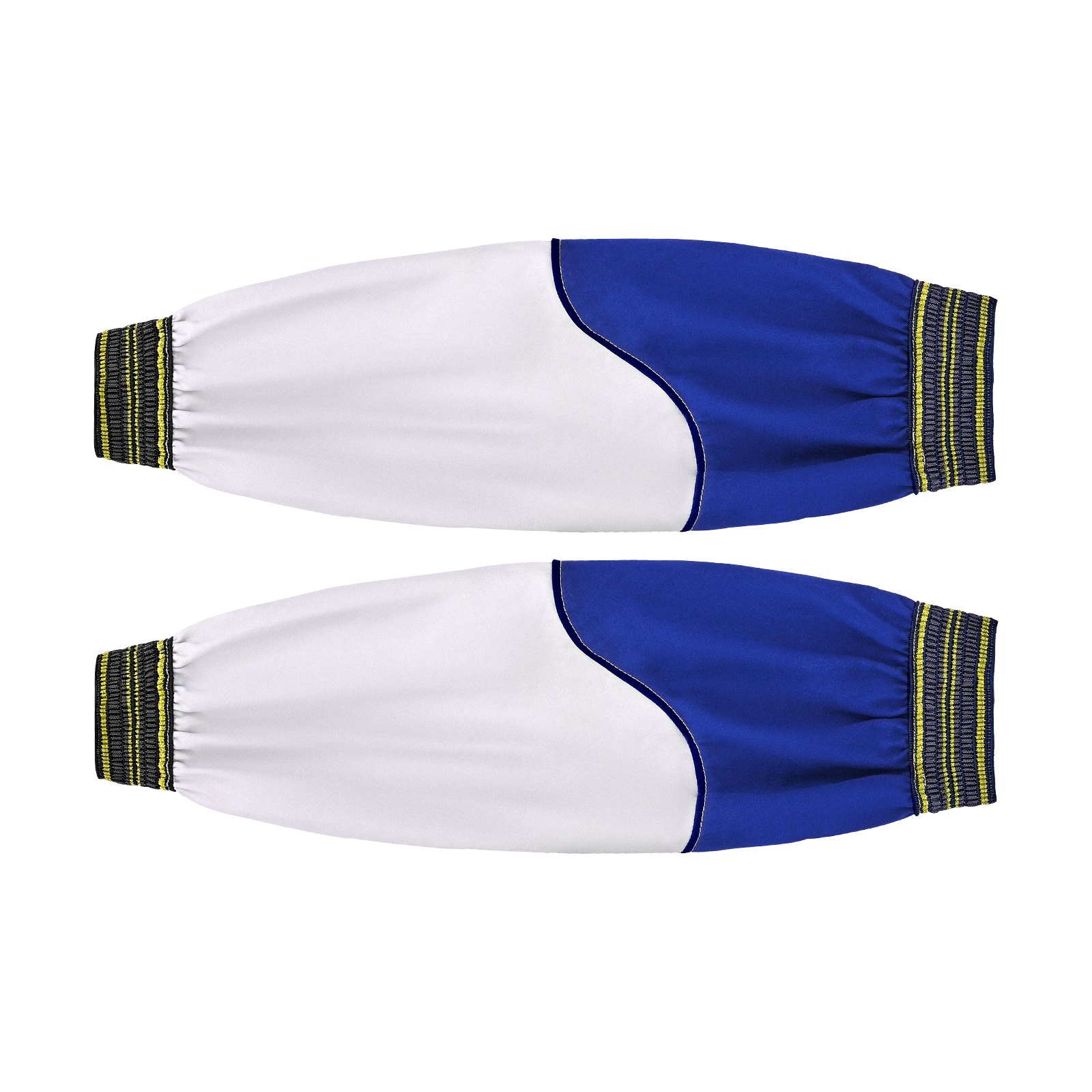 VEVOR Schweißerärmel, 558x95 mm, Schweißerstulpen aus Schaffell & flammhemmender Baumwolle, Schweißerschutzärmel mit elastischen Bündchen zum Schweißen, Schmieden, Holzbearbeiten