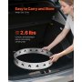 VEVOR Standfuß für Feuerschale φ587 x 99 mm, Zubehör für Outdoor Feuerstelle, Edelstahl-Kaminofen-Ranger-Stützrahmen, tragbare Outdoor-Camping-Halterungswerkzeuge für Kamin