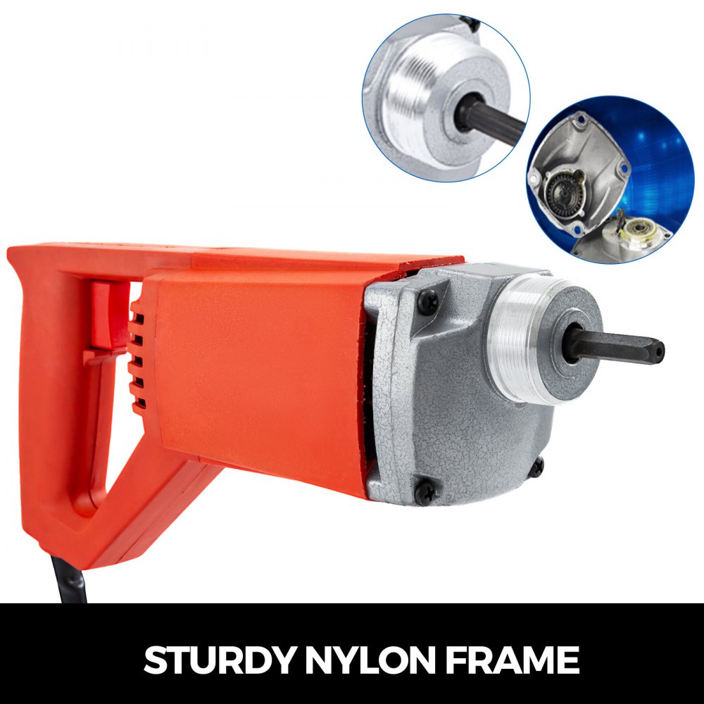 Betonrüttler Rüttelflasche Betonmischer φ35mm Innenrüttler Rüttler 1200w 2m