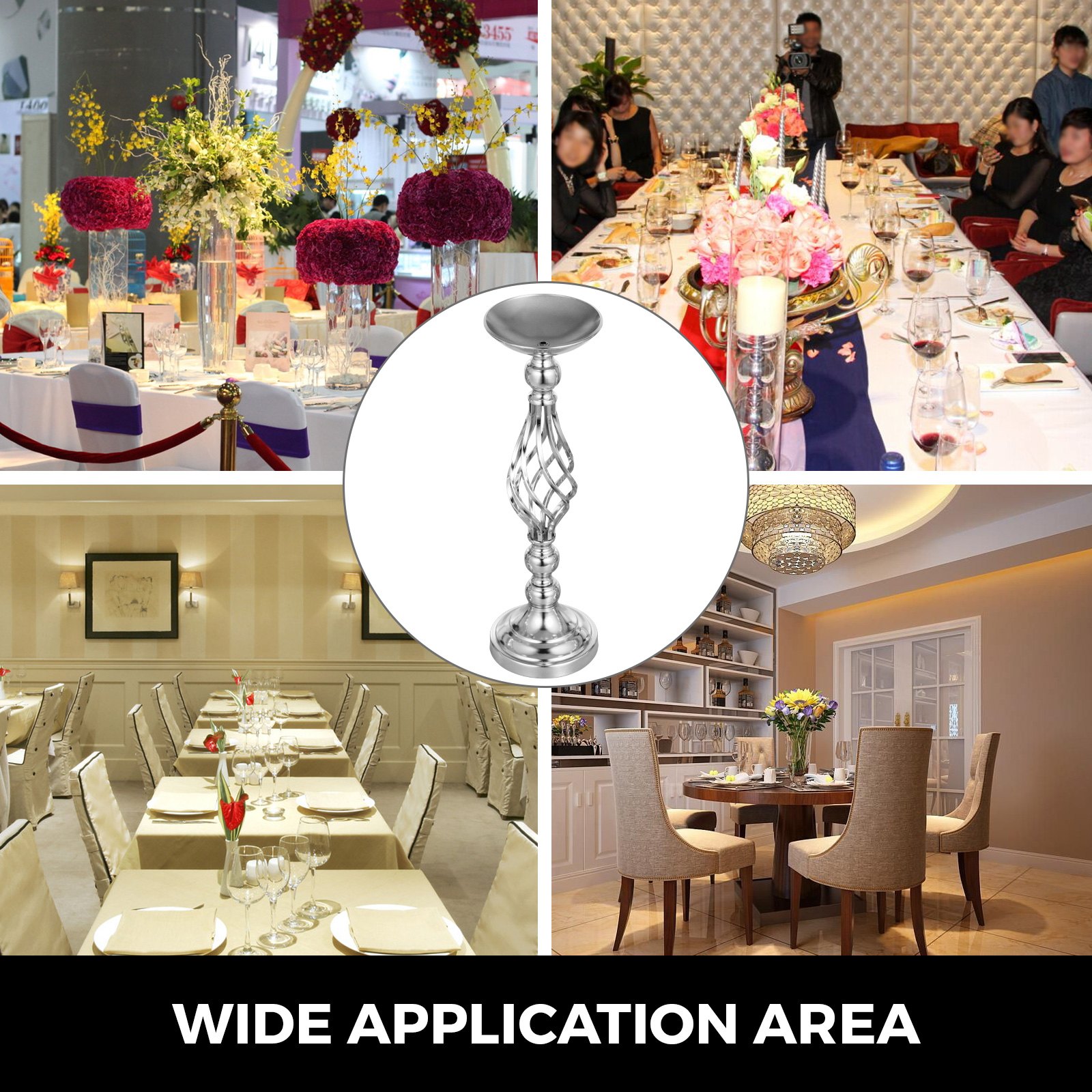 Kerzenständer Hochzeit Blumenvase 11 Stück Leuchter Kerzenleuchter Dekoration