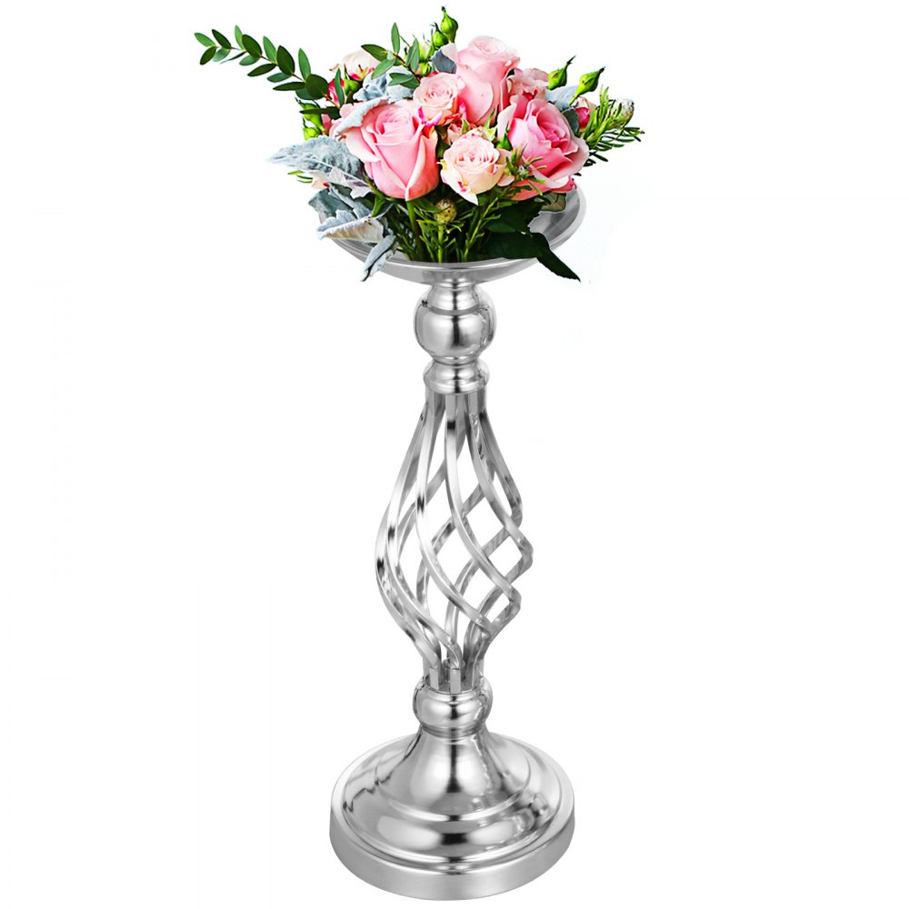 Kerzenständer Hochzeit Blumenvase 11 Stück Tischplatte Dekovase Silber Pro