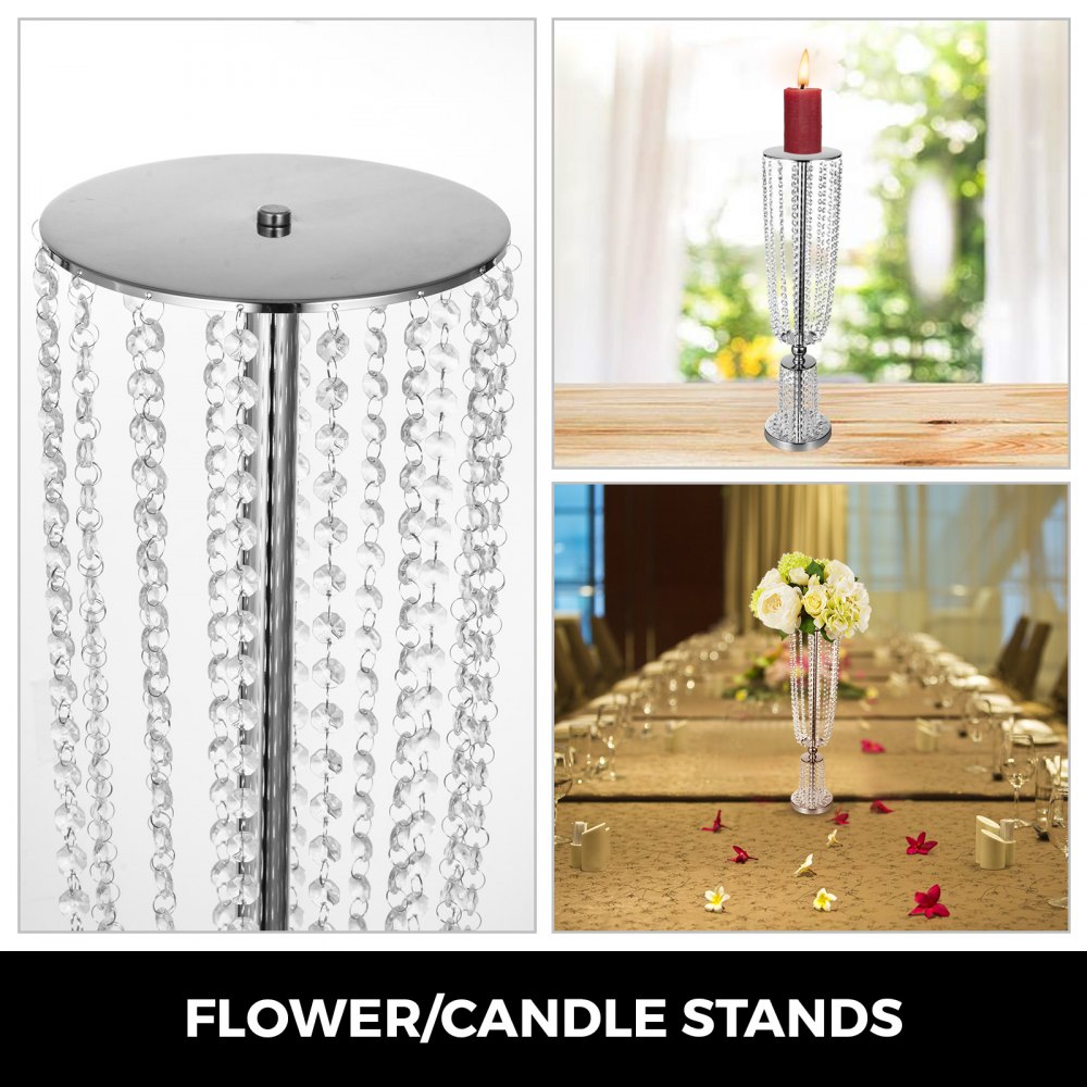 Hochzeit Blumenvase 60cm Blumenständer 2 Stück Kerzenständer Kerzenleuchter