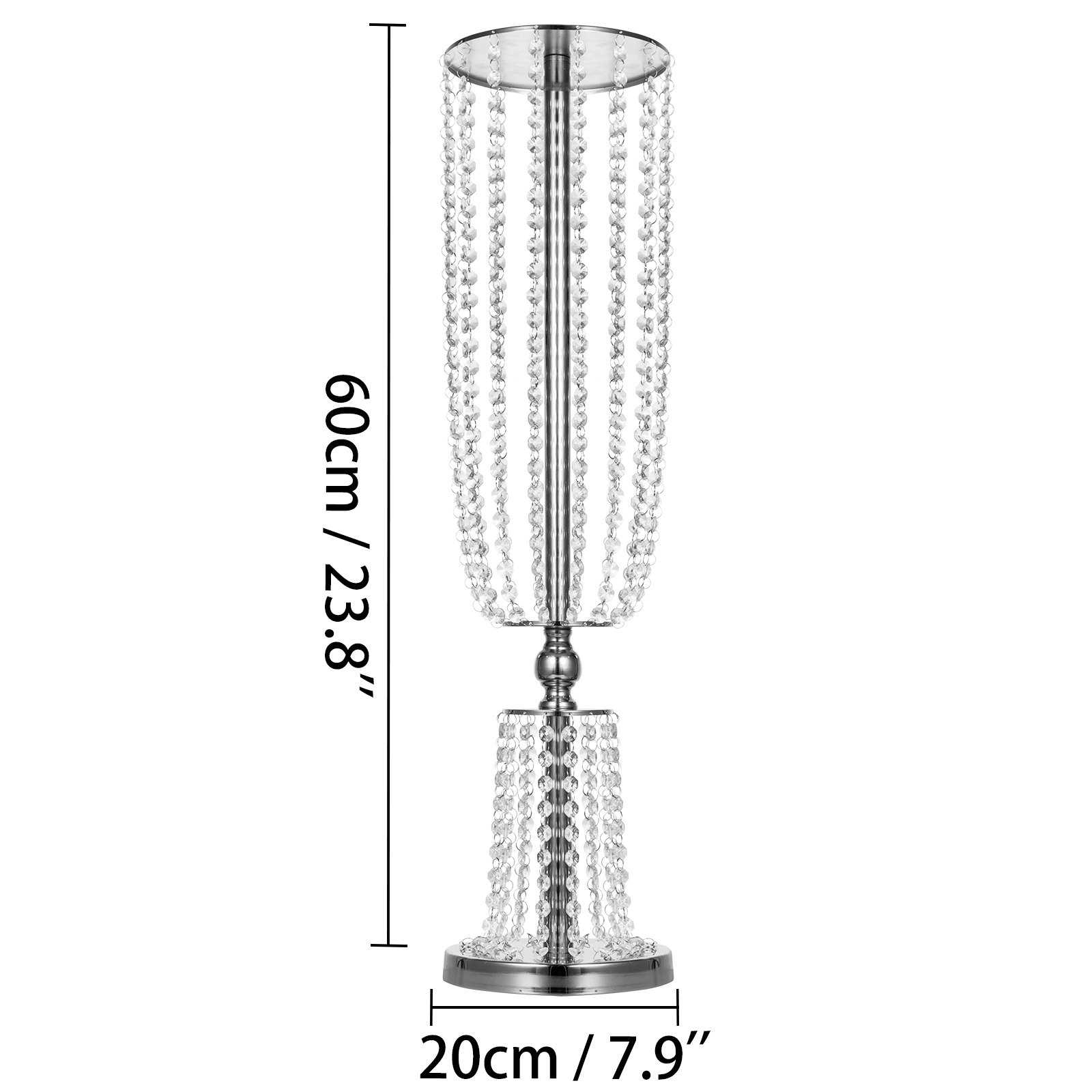 Hochzeit Blumenvase 60cm Blumenständer 2 Stück Kerzenständer Kerzenleuchter