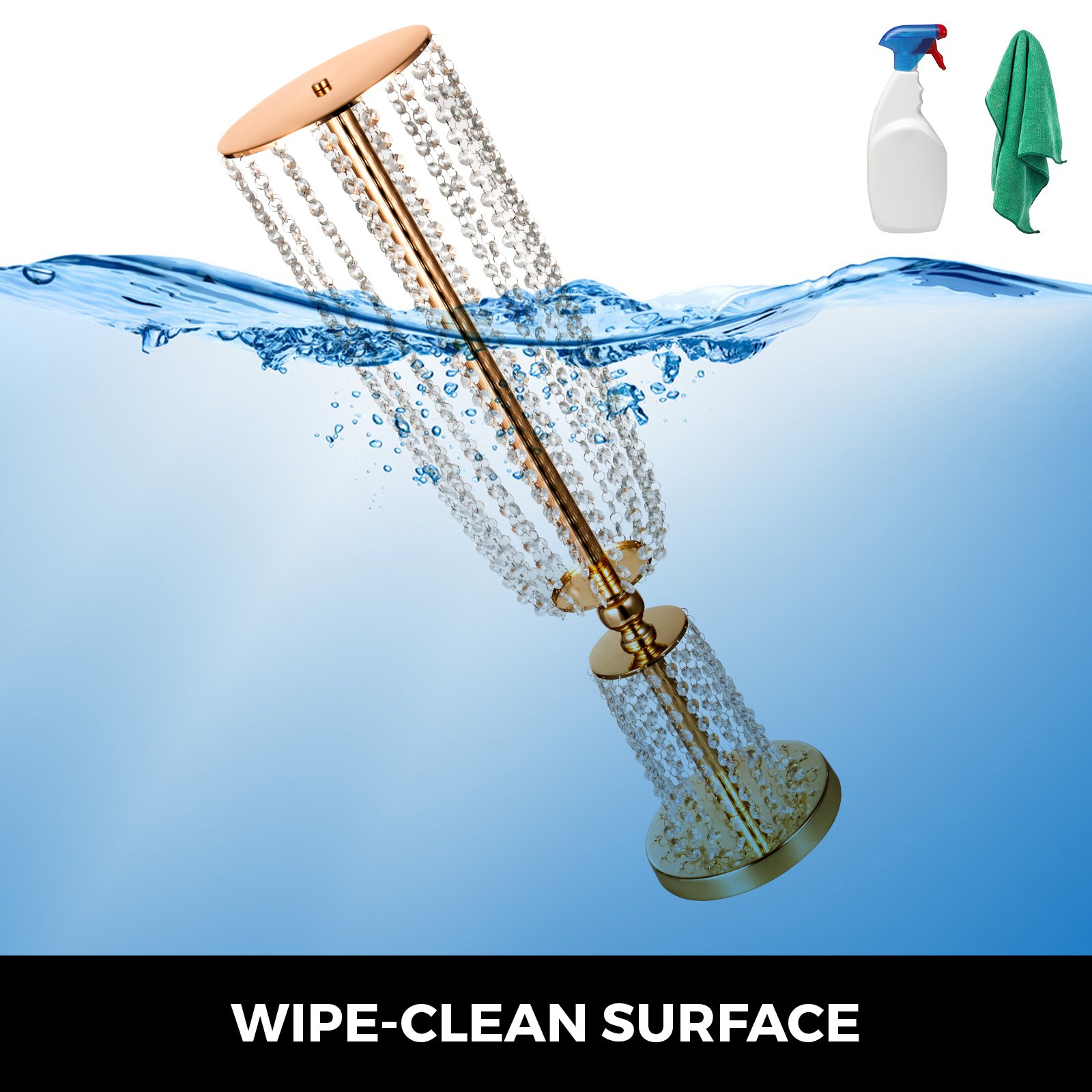 Hochzeit Blumenvase 80cm Blumenständer 2 Stück Party Herzstück Dekovase