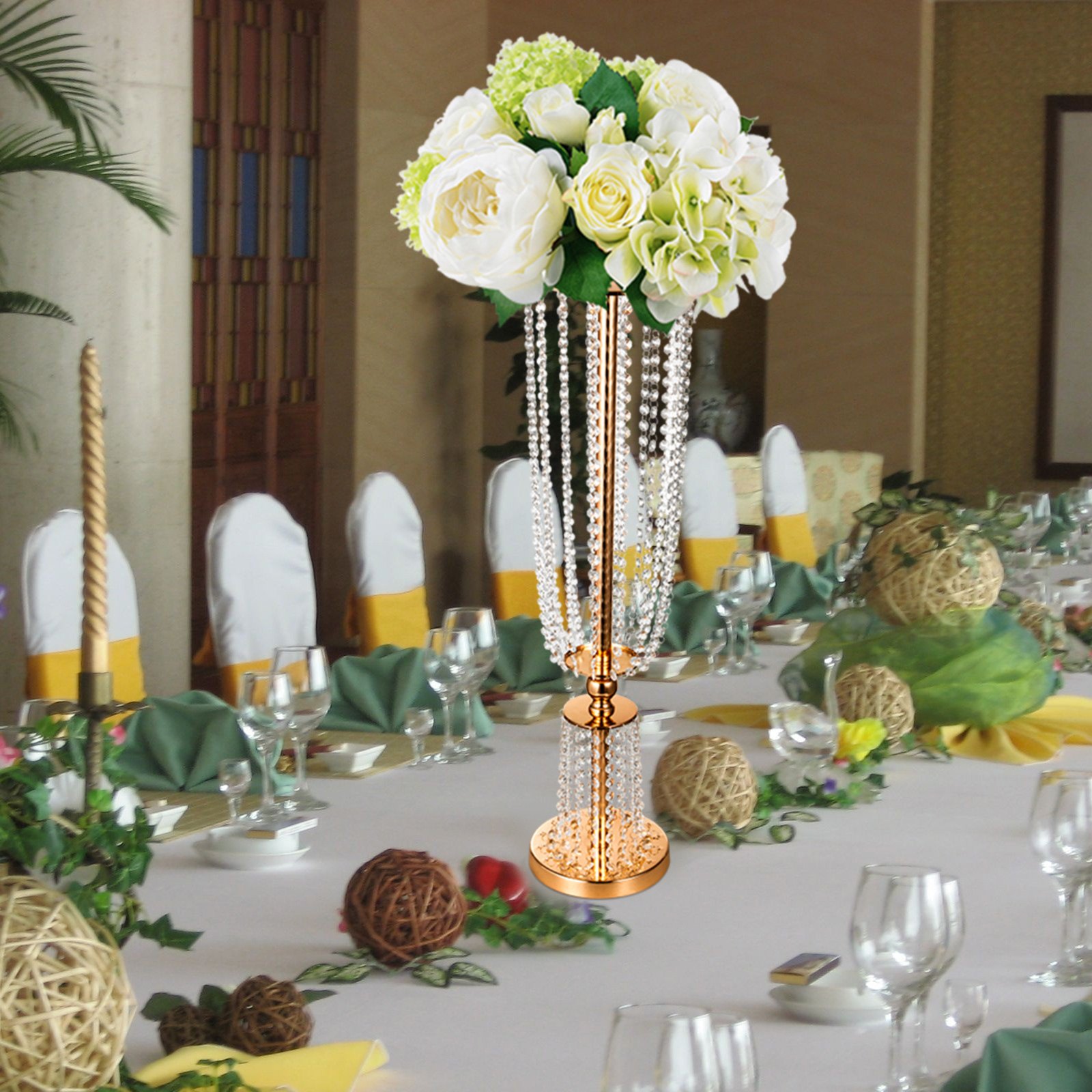 Hochzeit Blumenvase 80cm Blumenständer 2 Stück Party Herzstück Dekovase