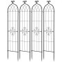 VEVOR Rankgitter, 152x40,5 cm 4er-Pack, Metall Rankhilfe mit Pulverbeschichteter Oberfläche & Verriegelungsmechanismus, Kletterhilfe, Garten Spalier, Pflanzengitter für Blumen, Gemüse & Rosen