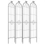 VEVOR Rankgitter, 220x52,5cm 4er-Pack, Metall Rankhilfe mit Pulverbeschichteter Oberfläche & Verriegelungsmechanismus, Kletterhilfe, Garten Spalier, Pflanzengitter für Blumen, Gemüse & Rosen