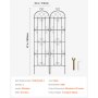 VEVOR 2er Set Rankhilfe Rankgitter Kletterhilfe Pflanzengitter Spalier 51x220cm