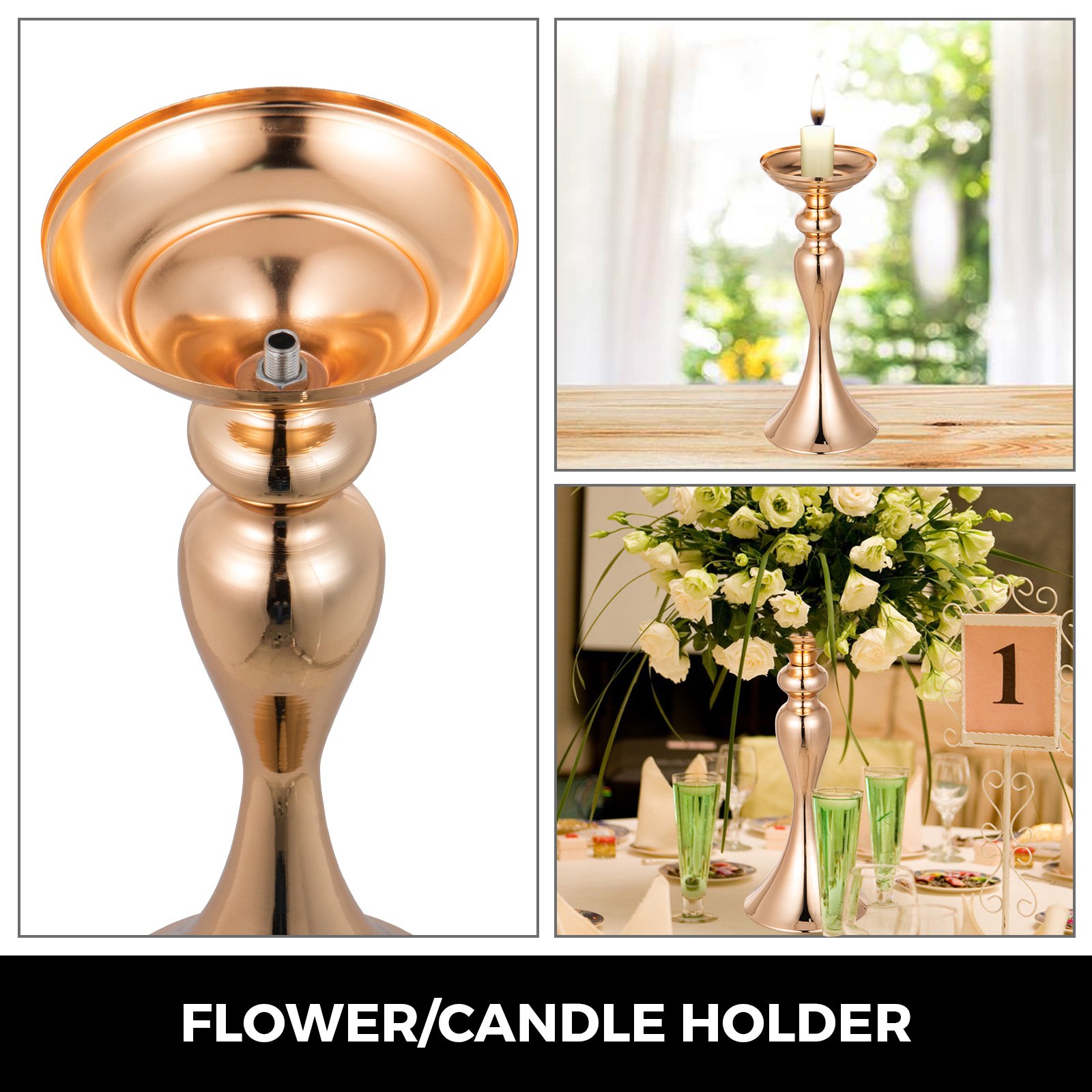 Kerzenständer Hochzeit Blumenvase 11 Stück Party Hochzeit Kerzenleuchter