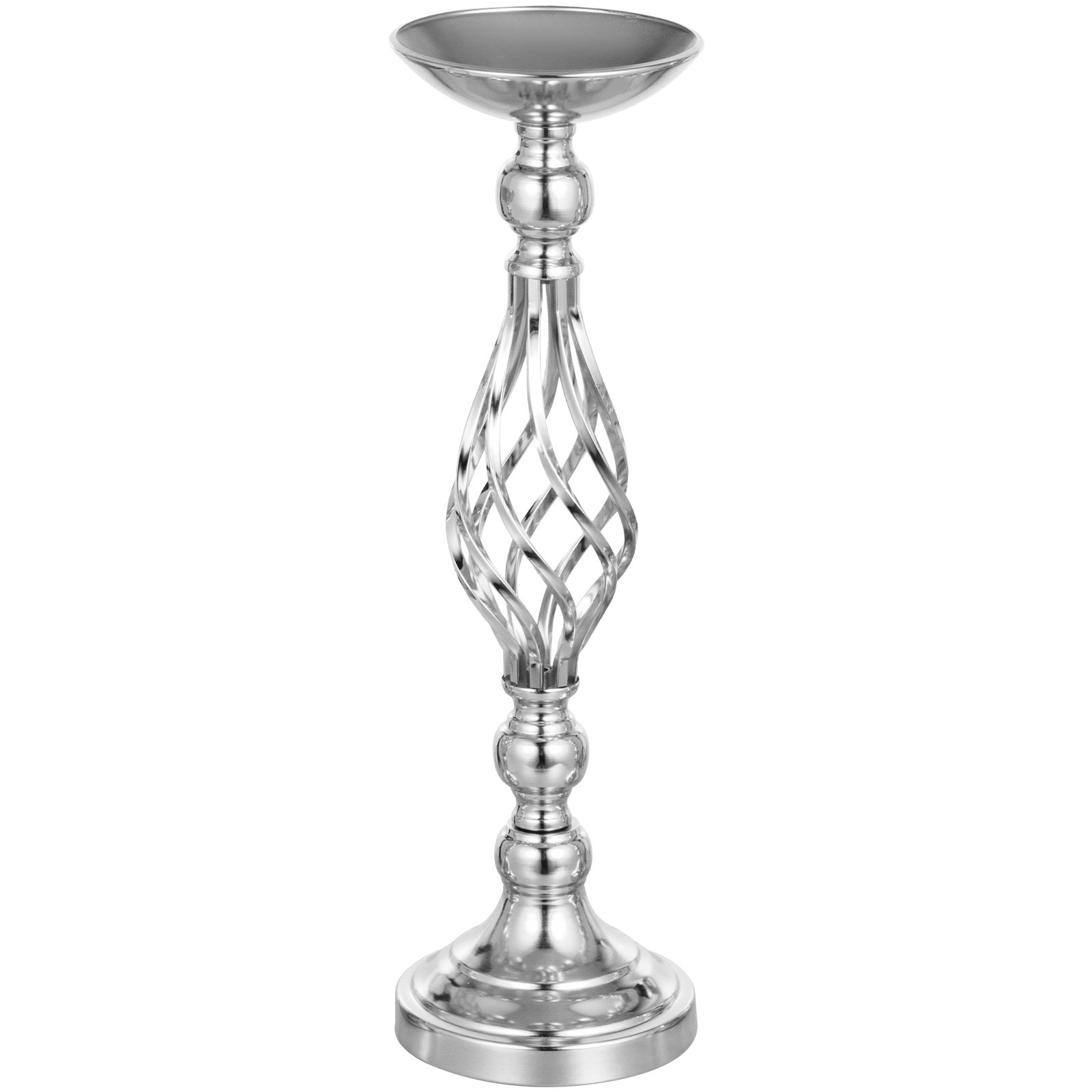 Kerzenständer Hochzeit Blumenvase 4 Stück Kerzenleuchter Blumenständer Silber