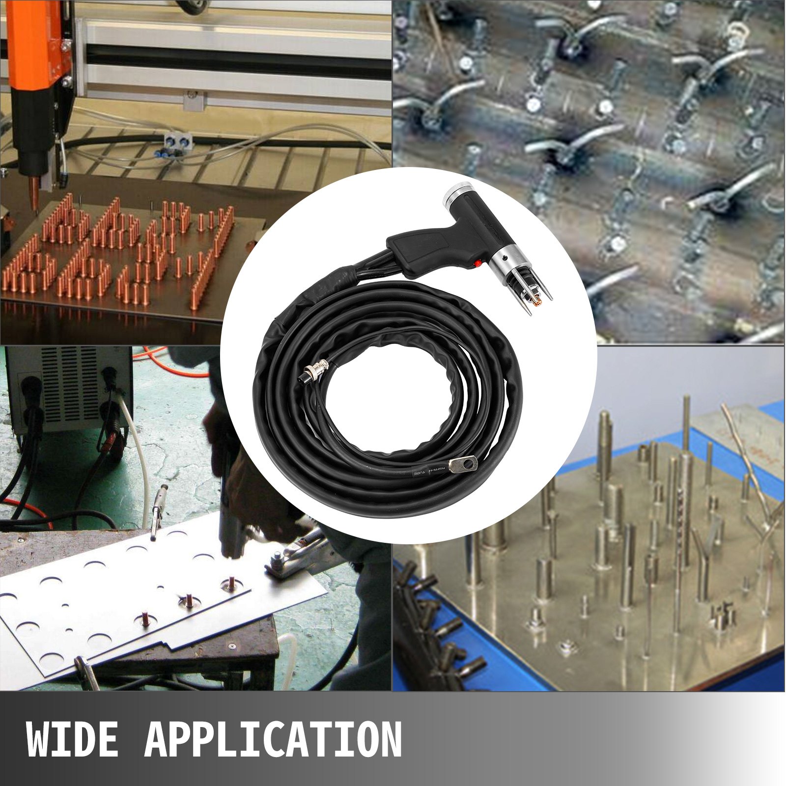 Bolzenschweißpistole Schweißbrenner 4m Schutzgas Schweißgerät Trennbar Brenner