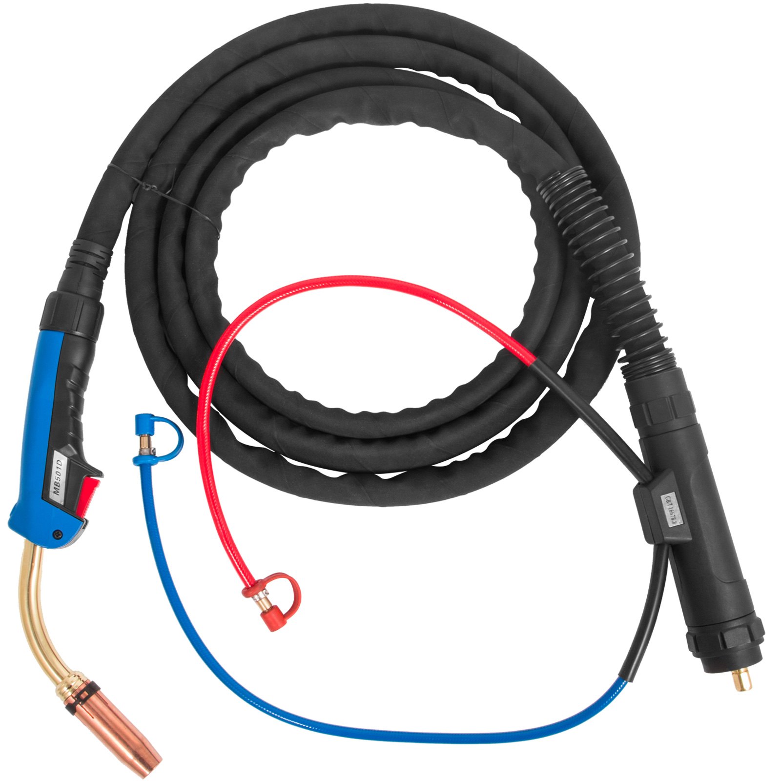 Schweißbrenner Mb501 Wassergekühlt Mig Mag Brenner 550a Schlauchpaket 4 Meter