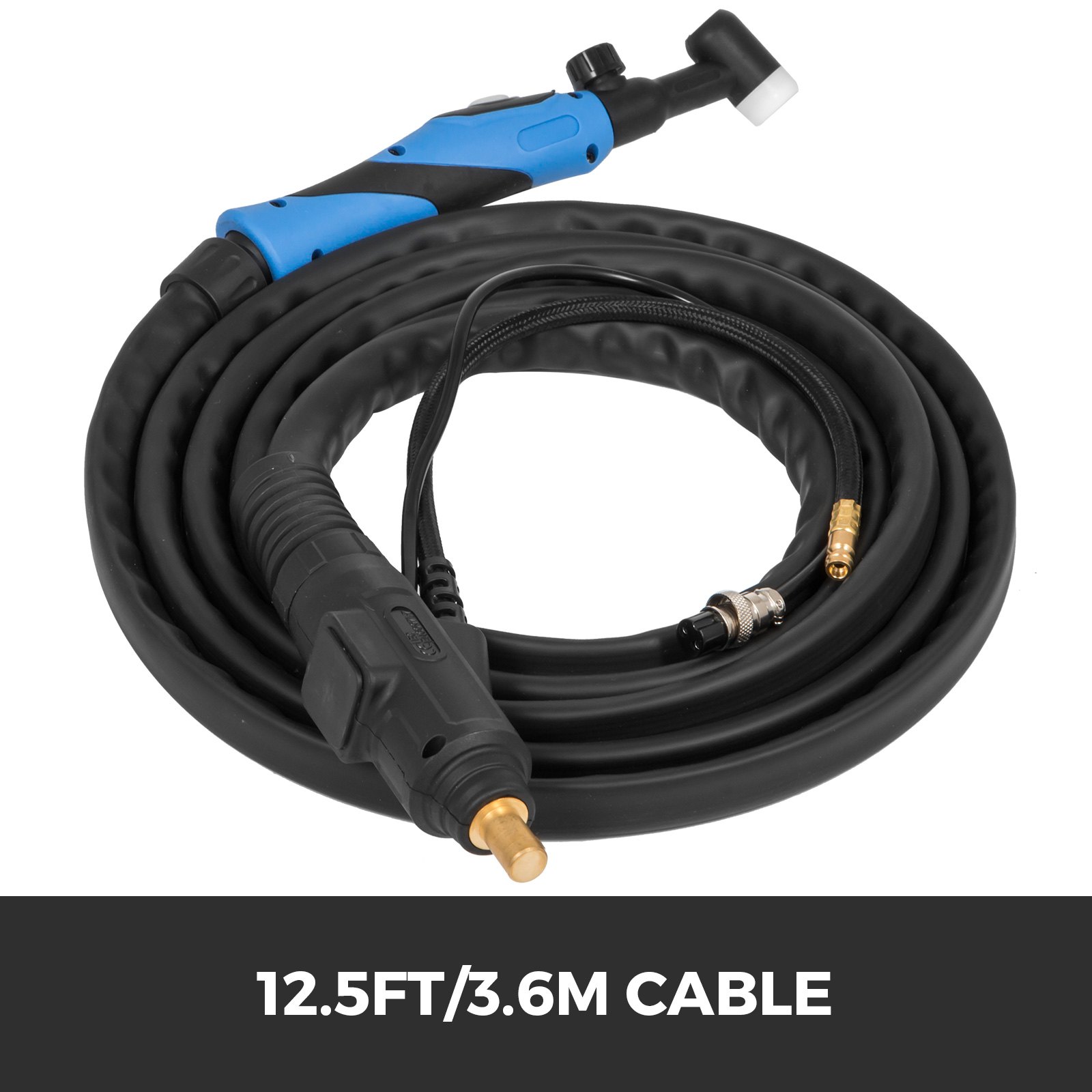 Wig Schweißbrenner 3,6m/12,5fuß luftgekühlt schweißgerät Brenner 125 Amp Wp17fv