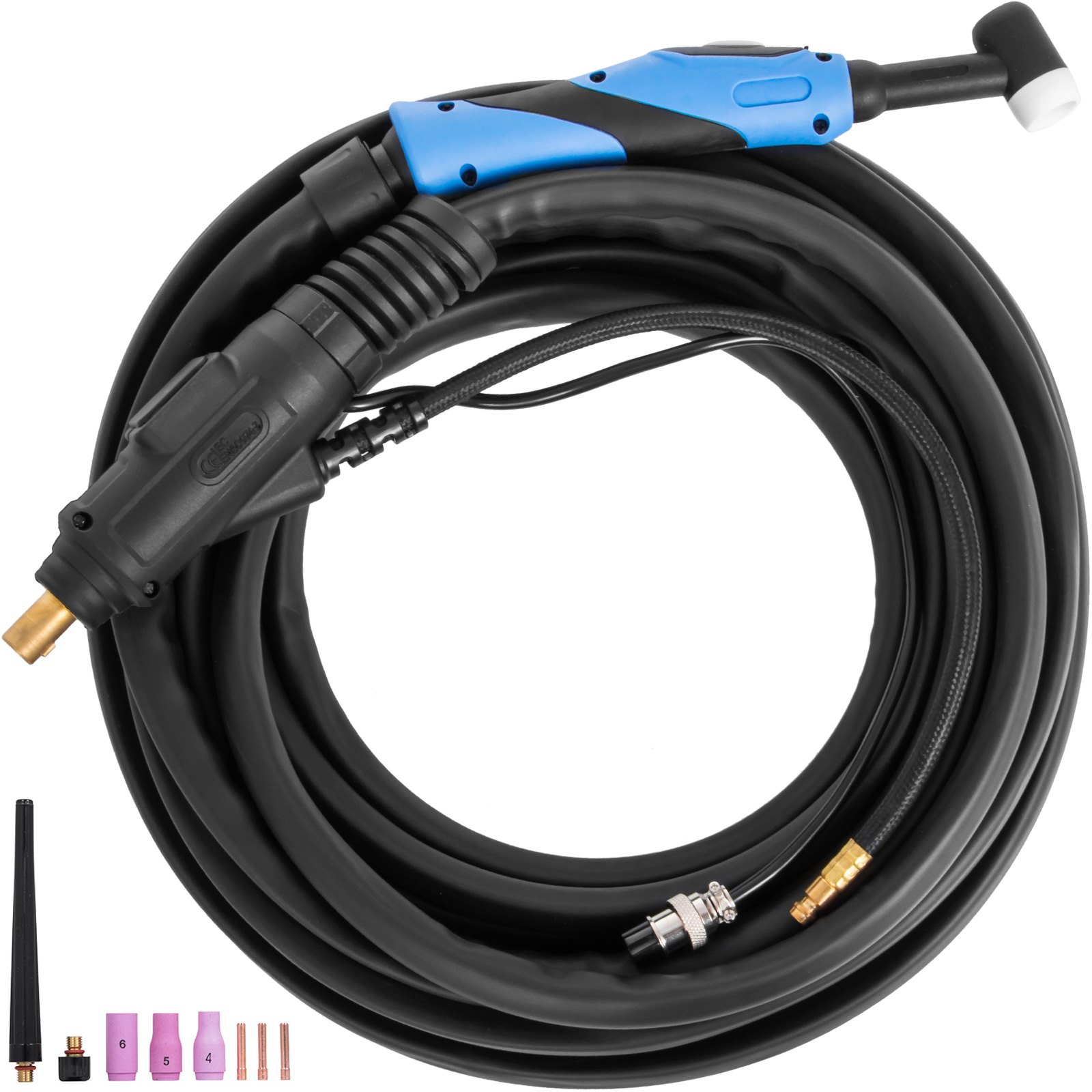 Wig Schweißbrenner 7,6m/25fuß luftgekühlt schweißgerät Brenner 125 Amp Wp26