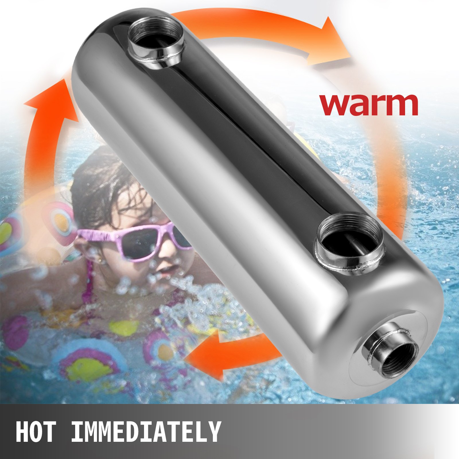 Wärmetauscher 200 Kbtu / H Schwimmbadwärmetauscher Schwimmbad Whirlpools