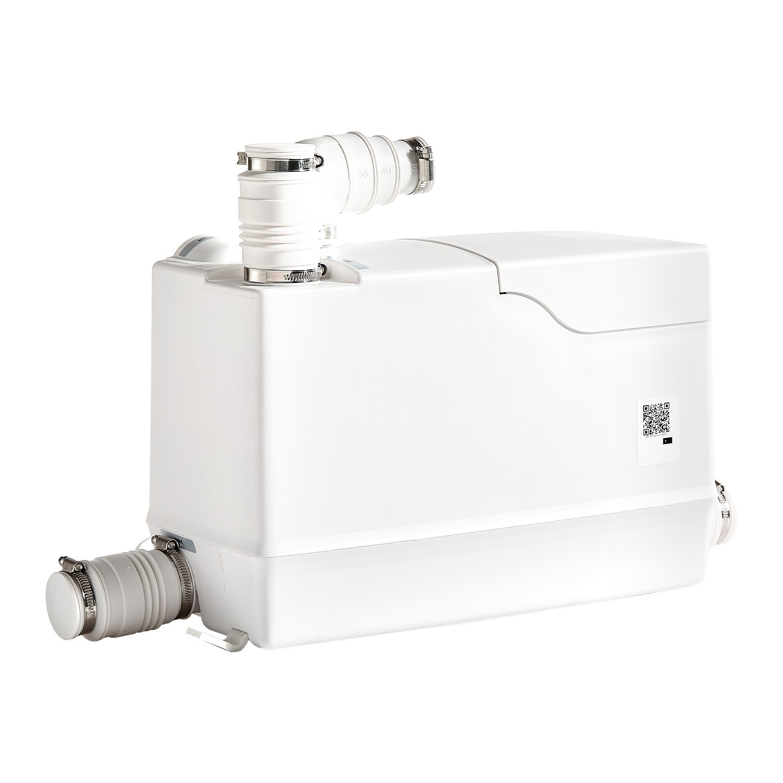 VEVOR Hebeanlage 800 W 12000 L/h Abwasserhebeanlage mit 10 m Förderhöhe, Abwasserpumpe mit 3 Einlässen zur Abwasserentsorgung in Keller Küche Spüle Dusche Badewanne und Waschküche