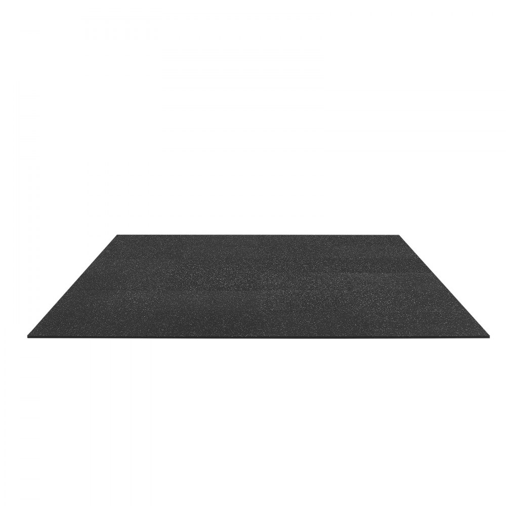 VEVOR 24 x Puzzlematte Bodenschutzmatte 610 x 610 x 14 mm, Hochdichte EVA-Schaumstoffmatte, Ineinandergreifende Fitnessmatte Gymnastikmatte Sportmatte, Trainingsmatte (Schwarz) mit Weißen Punkten
