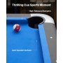 VEVOR Billardtisch 213 cm moderner Spieltisch mit verstellbaren Füßen, komplettes Set inkl. Bällen/Queues/Ständer/Kreide/Bürste, für Spielzimmer Freizeiträume schwarz mit blauem Tuch