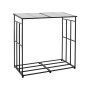 VEVOR Metall Kaminholzregal, 1850x700x1800 mm Brennholzregal, Kaminholzunterstand, max. Tragkraft 300 kg, Feuerholzregal, Kaminholzlager, Stapelhilfe für Kamin, Terrasse, Hinterhof
