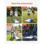 VEVOR Cornhole Spiel Set (915 x 610 x 255 mm) Cornhole-Spielbretter, tragbares Wurfbrett aus Aluminium, faltbares Cornhole-Spiel für Erwachsene, inkl. 8 Sitzsäcken, für Garten Hinterhof Strand
