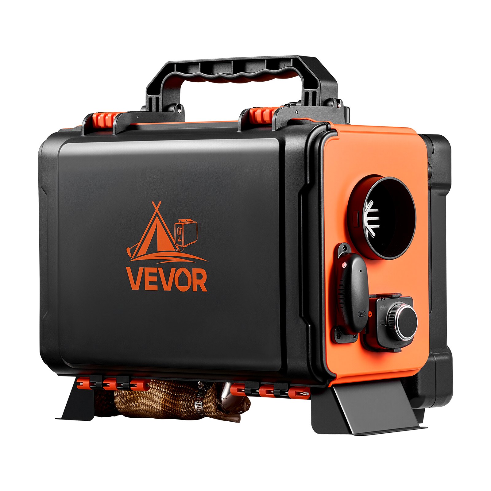 VEVOR Diesel Heater, 8KW, DC 12V/24V, All in One Portable Diesel Air Heater with Remote Control and LCD Screen, Fast Heating Low Noise, 4.5 L Fuel Tank for Trucks, Vans, RVs, Campers, and Garages