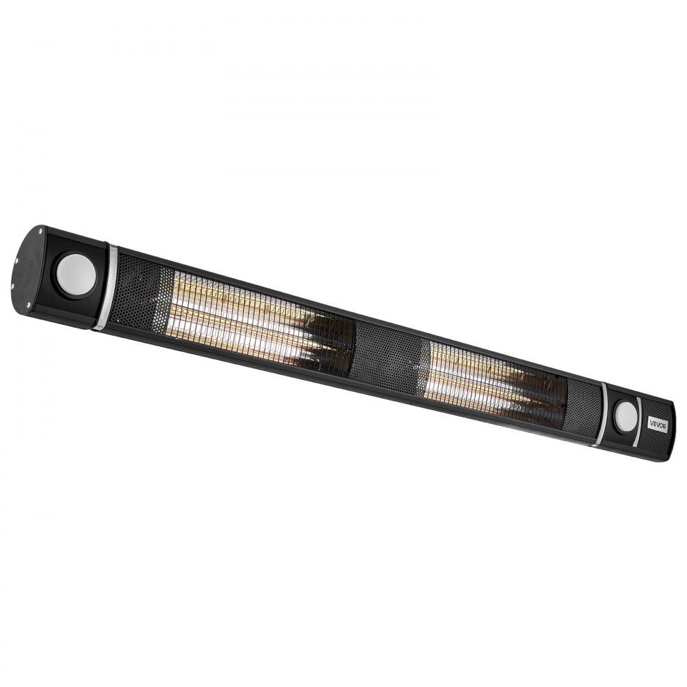 VEVOR Infrarot Heizstrahler 3000W Infrarotstrahler WLAN-Steuerung Wandgerät, Infrarotheizung für Garten Terrasse Balkon, Fernbedienung & Tastensteuerung, 3 Heizstufen, IP55-Schutz, Aluminiumlegierung