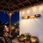 VEVOR Infrarot Heizstrahler 3000W Infrarotstrahler WLAN-Steuerung Wandgerät, Infrarotheizung für Garten Terrasse Balkon, Fernbedienung & Tastensteuerung, 3 Heizstufen, IP55-Schutz, Aluminiumlegierung