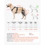 VEVOR Knieorthese für Hunde bei gerissenem vorderem Kreuzband, mit verstellbarem Scharnierstabilisator, für das linke Hinterbein, Schmerzlinderung, Gelenkstütze für Hunde zur Genesung von Arthritis