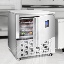 VEVOR 114L Kommerzieller Schockfroster 5 Tabletts Schockkühler Meeresfrüchte