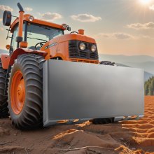 VEVOR 3/8 Zoll Kompaktlader-Befestigungsplatte Montageplatte für Kubota Bobcat