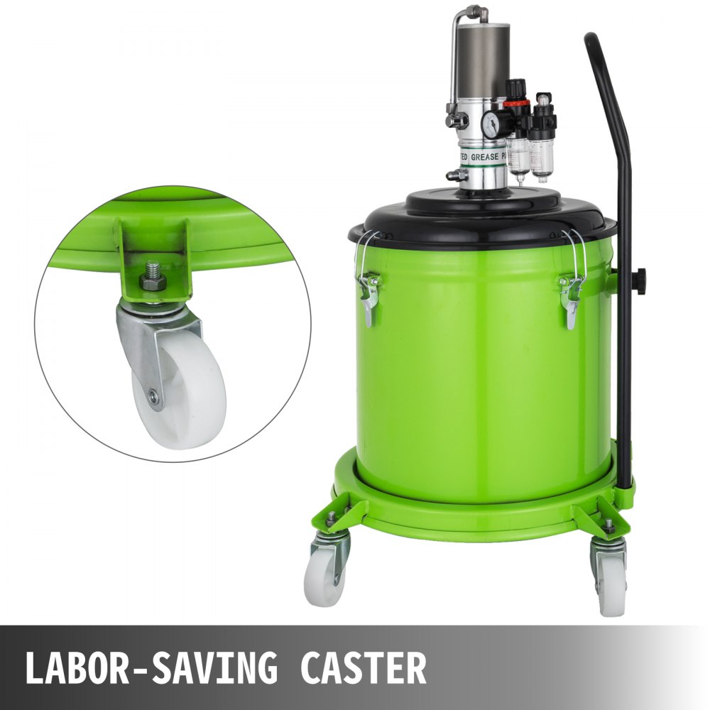 Schmieranlage Fettpresse 30l Druckluft Pneumatisch Grease Hose ölpumpe Hockdruck