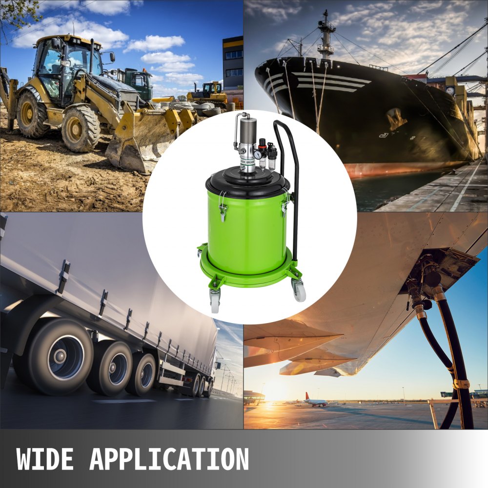 Schmieranlage Fettpresse 30l Druckluft Pneumatisch Grease Hose ölpumpe Hockdruck