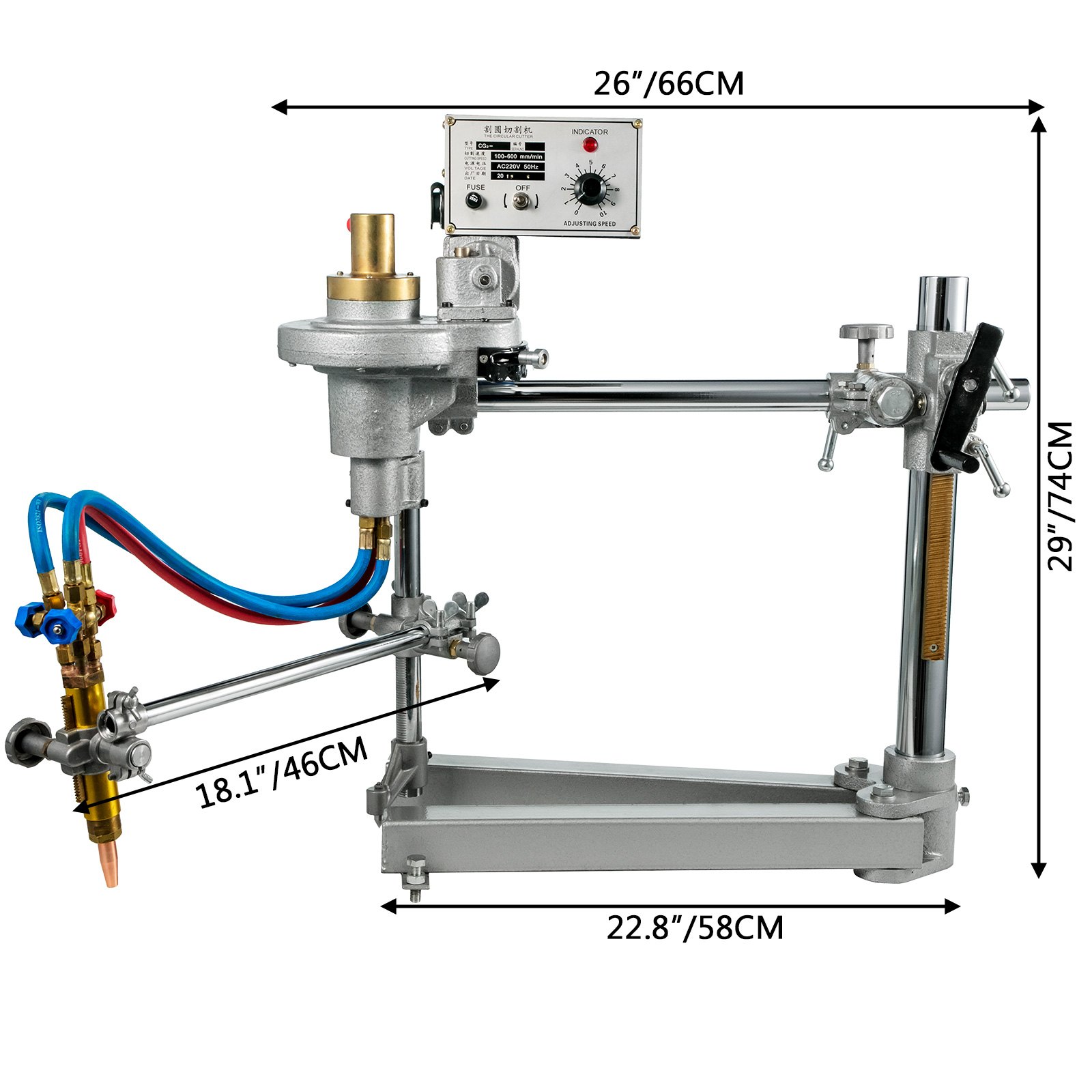 Brennschneidemaschine Rohrschneiden Cg2-600 Brenner Gas Profilschneidemaschine
