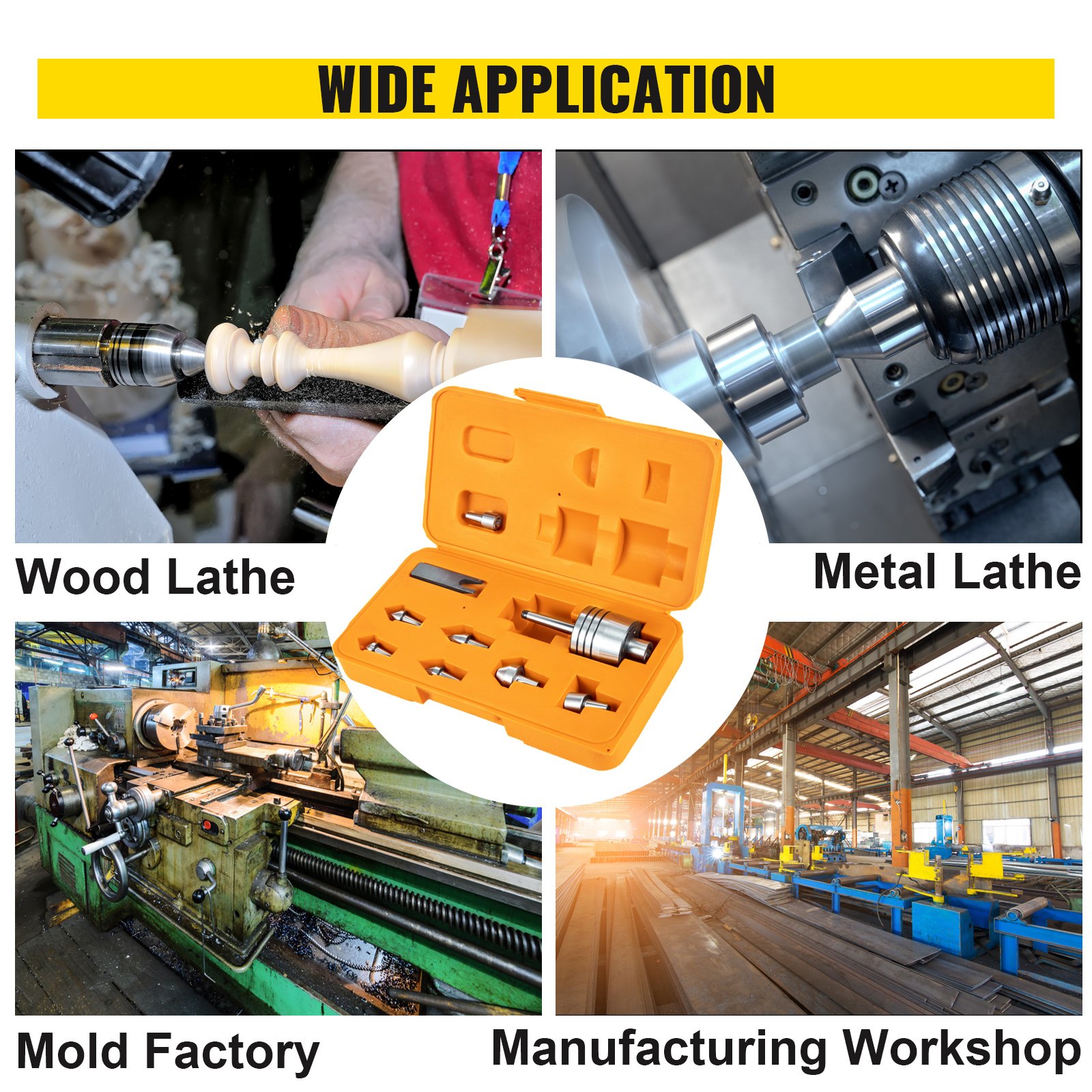 Vevor Mitlaufende Körnerspitze Mt1 Set Kits Körner Zentrierspitze Rollkörner