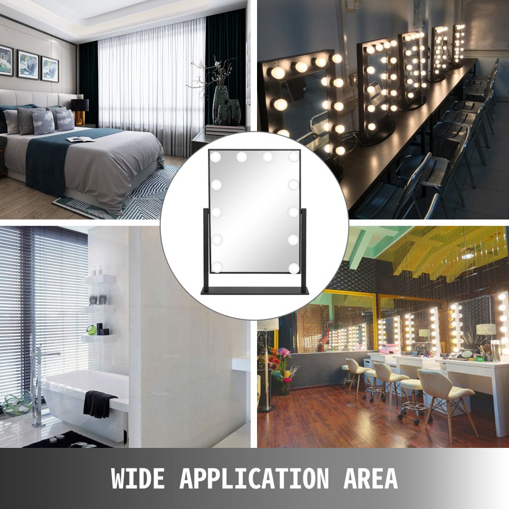 Hollywood Schminkspiegel Make-up Mit Dimmbaren Lampen Beleuchteter Spiegel