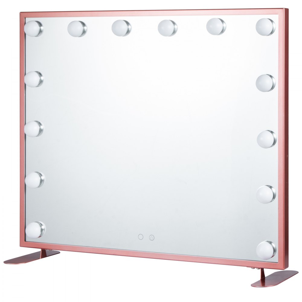 Led Kosmetikspiegel Schminkspiegel Mit Beleuchtung Licht Roségold Kosmetik