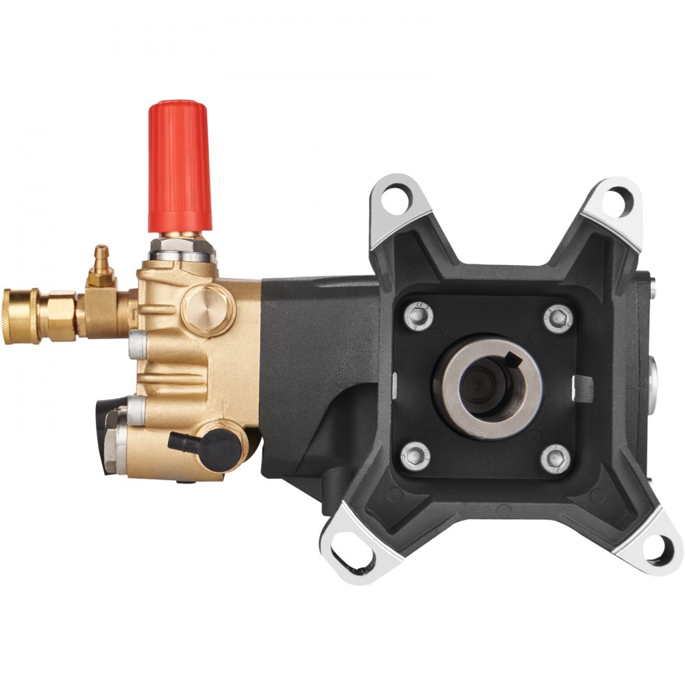 VEVOR Ersatzpumpe für Hochdruckreiniger, 25,4 mm Schaft, horizontaler Triplex-Kolben, 303 bar, 15 L/min Durchfluss, Hochdruckreinigerpumpe, Ideale Lösung zur Erhöhung des Wasserdrucks