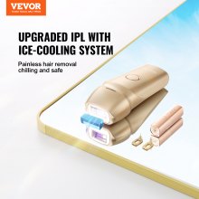 VEVOR IPL-Haarentfernungs-Laser-Haarentferner mit Eiskühlung, zwei Modi, 5 Stufen
