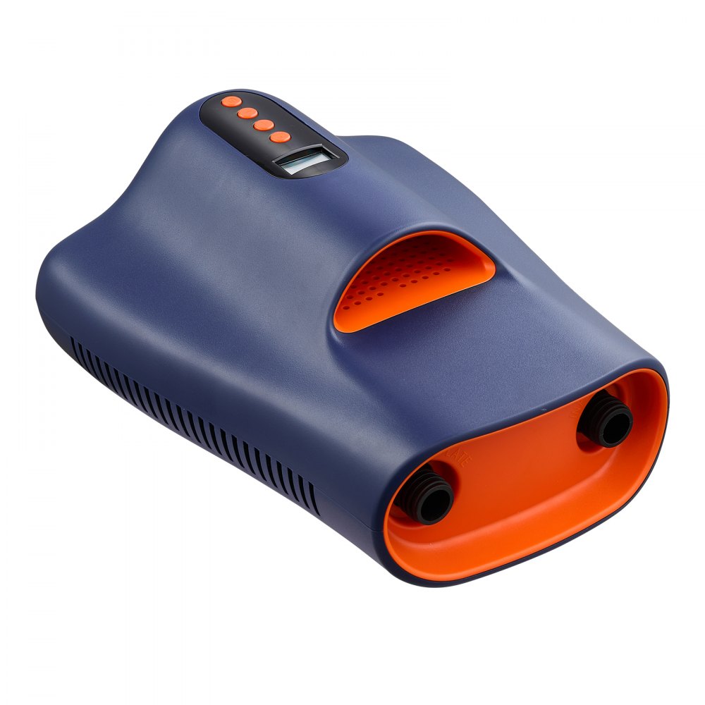 VEVOR Paddleboard Pumpe (22 PSI) zweistufige elektrische SUP-Luftpumpe mit automatischer Abschaltung & 12 V DC Anschluss, Aufblasen & Entleeren ideal für aufblasbare Paddleboards Zelte Matratzen