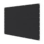 VEVOR 90% Sun Protection Fabric, Privacy Screen, Shade Cover (244 x 366 cm) for Pergola with Stainless Steel Eyelets, Sun Sail Fabric with 140 g/m² HDPE Material, for Outdoor Terrace, Garden, Backyard (Black)