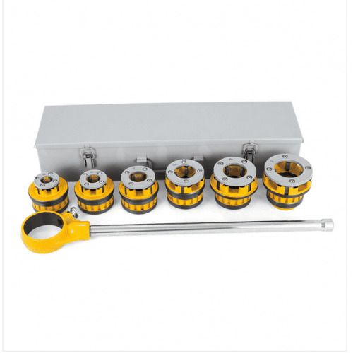 Schneidkluppe 12-r 1/2" 2" Rohrgewindeschneider 6 Düsenköpfe Pipe Threading Kit