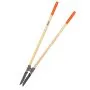 VEVOR Earth Auger 146cm, robust earth auger with wooden handle, hand auger with scale markings and metal blade, post hole spade tool for digging outdoor garden work
